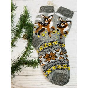 Шкарпетки жіночі з овечої шерсті