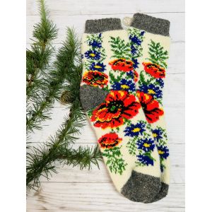 Шкарпетки жіночі з овечої шерсті