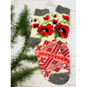 Шкарпетки жіночі з овечої шерсті