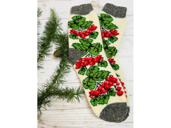 Шкарпетки жіночі з овечої шерсті