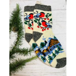 Шкарпетки жіночі з овечої шерсті