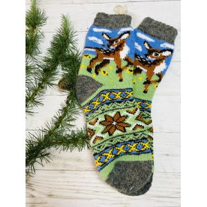 Шкарпетки жіночі з овечої шерсті