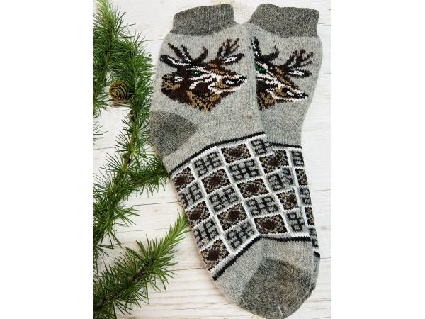 Шкарпетки чоловічі овеча шерсть, шерстяні носки, шкарпетки шерстяні