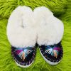Закопанки, хутряні жіночі капці, капці з овечої вовни 36 розмір