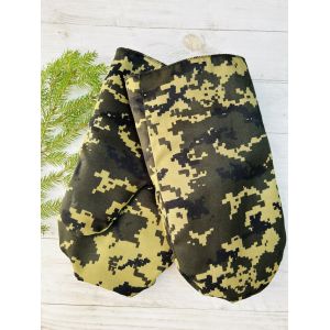 Чоловічі рукавиці з овечої шерсті