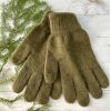 Чоловічі рукавиці з овечої шерсті, сірого кольору