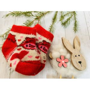 Шкарпетки дитячі 10-12 см від 0 до 2 років санта