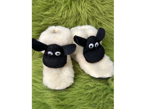 Чуні дитячі з овечої шерсті 24-25