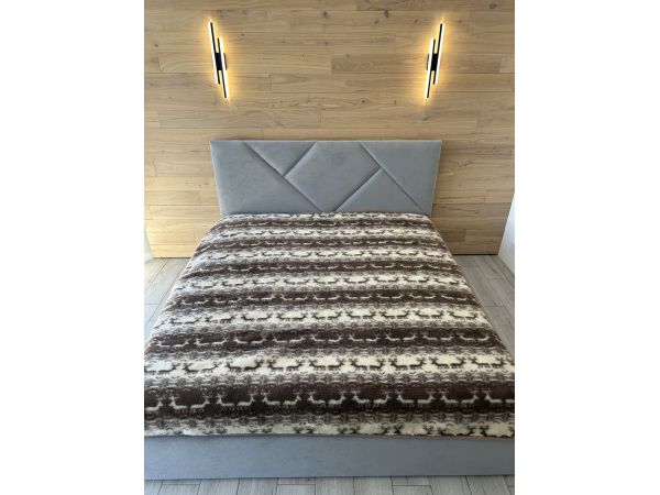 Ковдра з овечої шерсті (2 сп), євро ковдра з овечої вовни 200х220