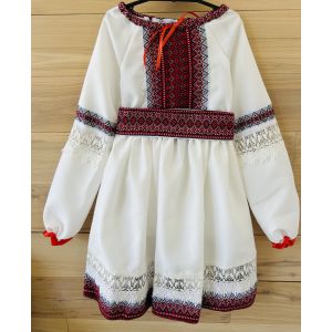Вишитий костюм для дівчинки,  вишиванка дитяча, розмір 6, ріст 130 см