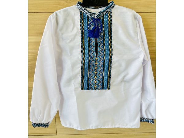 Вишита сорочка для хлопчика,  вишиванка дитяча, розмір 116-128
