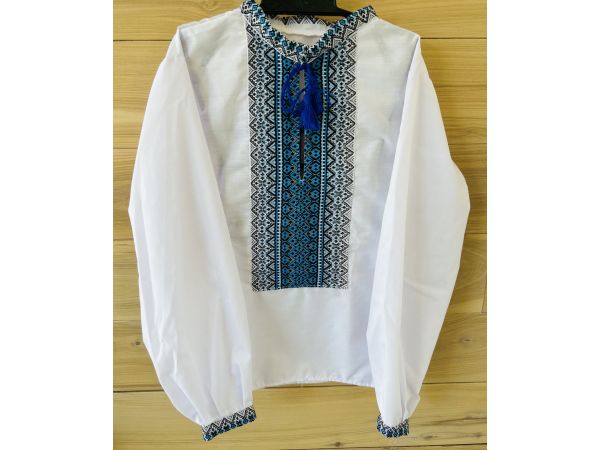 Вишита сорочка для хлопчика,  вишиванка дитяча, розмір 128-140