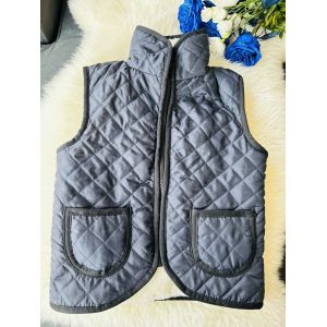 Дитячий жилет з овечої шерсті 4 розмір синій колір