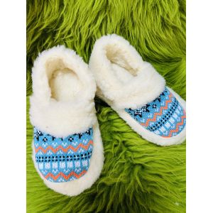 Домашні капці з овечої шерсті із задником, 37 розмір