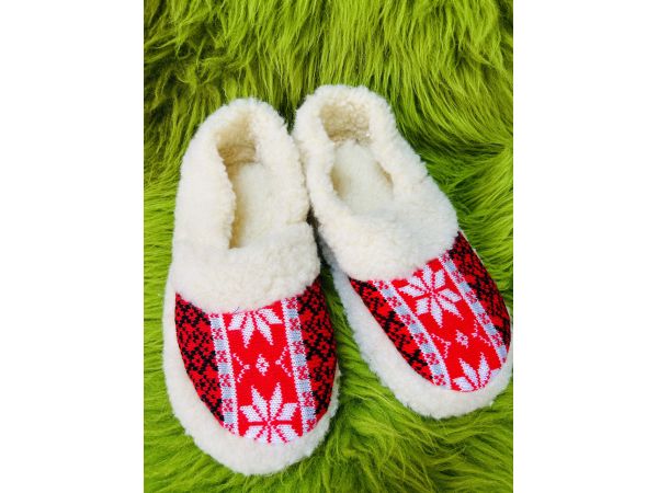 Домашні тапочки з овечої вовни із задником, 40 розмір