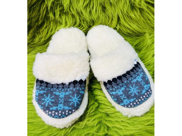 Домашні капці з овечої шерсті, всувки, тапочки домашні 39 розмір