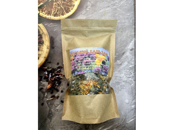 Чай карпатський трав’яний в крафтовій упаковці, 60 г Гірський бальзам
