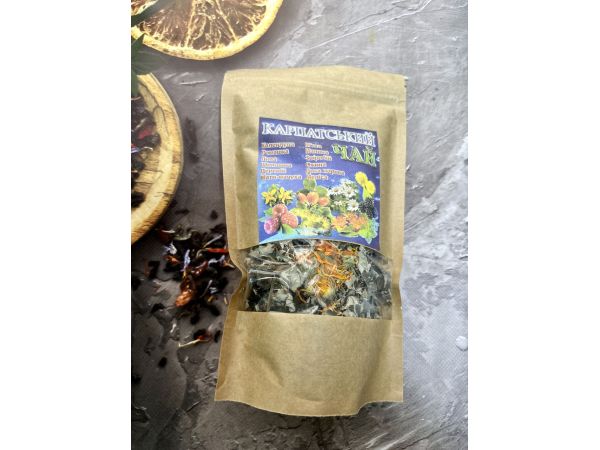 Чай карпатський трав’яний в крафтовій упаковці, 60 г Карпатський чай