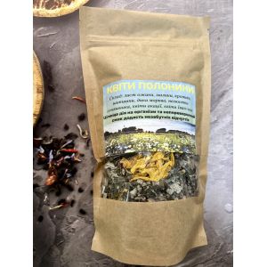 Чай карпатський трав’яний в крафтовій упаковці, 60 г Квіти Полонини