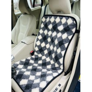 Накидка на автомобільне сидіння з овечої шерсті