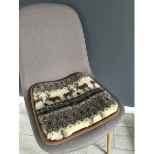 Накидка на табурет з овечої шерсті 40х40 см