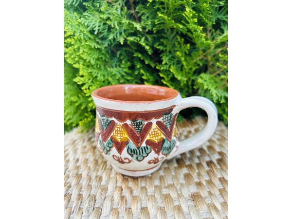 Косівська кераміка чашка горнятко  ручний розпис горнятко для кави