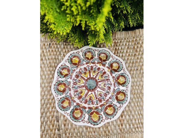 Підставка під крашанки та писанки Косівська кераміка 24 см ручна робота підставка під яйця