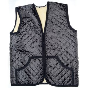 Жилет з овечої шерсті (безрукавка жіноча, стьобаний жилет із овечої шерсті), жилет з овчини XXL
