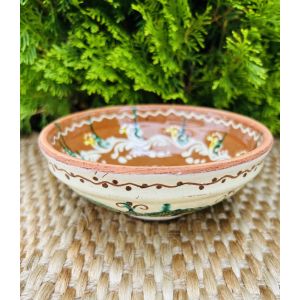 Косівська кераміка, піала 15х6 см ручна робота 400 мл