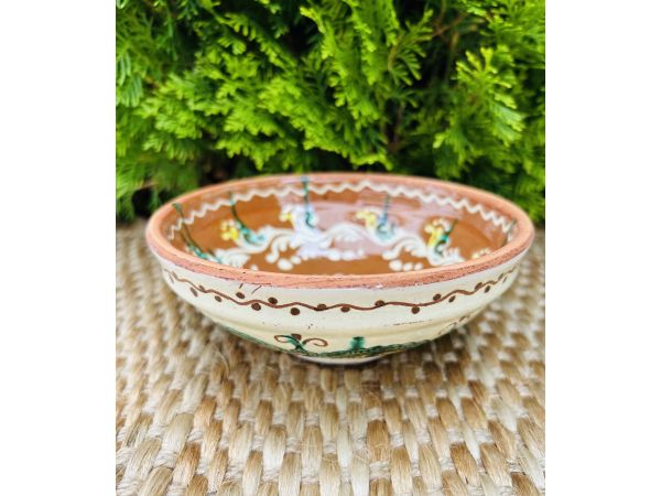 Косівська кераміка, піала 15х6 см ручна робота 400 мл