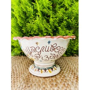 Фруктовниця, цукерниця, макітра для куті Косівська кераміка 24х14 см ручна робота Різдво