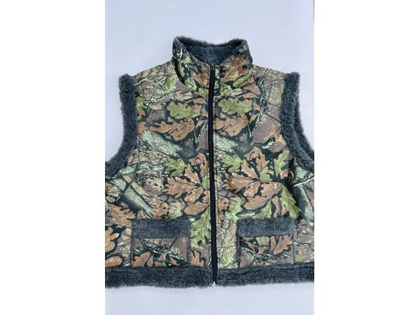 Чоловічий жилет з овечої шерсті Комуфляж