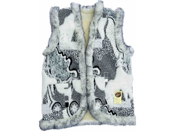 Жилет жіночий з овечої шерсті 46
