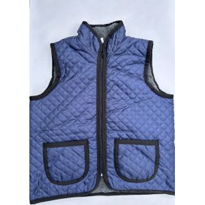 Жилет з овечої шерсті, болонь, синій колір