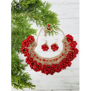 Намисто з дерева, ручна робота