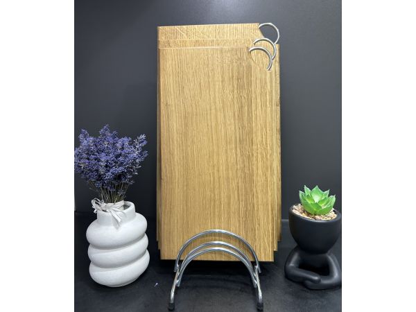 Набір обробних дощок дуб на металевій підставці