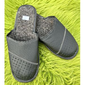 Домашні капці з овечої шерсті чоловічі 44