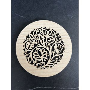 Дерев’яна підставка під чашку, 10 см.