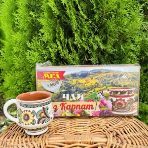 Подарунковий набір Горнятко + Набір карпатського чаю
