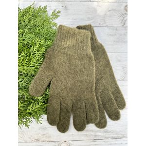 Чоловічі рукавиці з овечої шерсті, сірого кольору