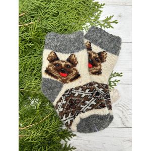 Шкарпетки дитячі 10-12 см від 0 до 2 років собачка