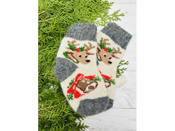 Шкарпетки дитячі 10-12 см олень