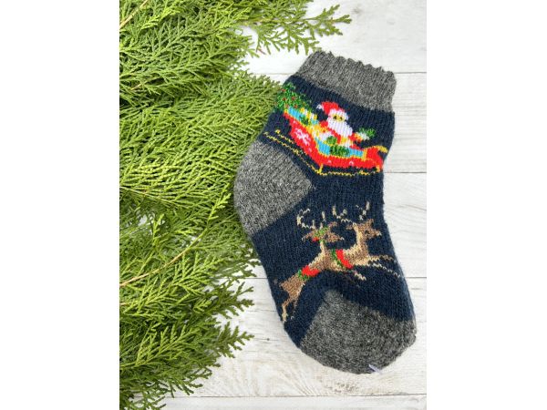 Шкарпетки дитячі 12-14 см 2-4 роки снігурі