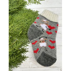 Шкарпетки дитячі 12-14 см 2-4 роки овечка сердечки