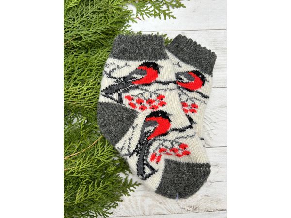 Шкарпетки дитячі 12-14 см 2-4 роки снігурі