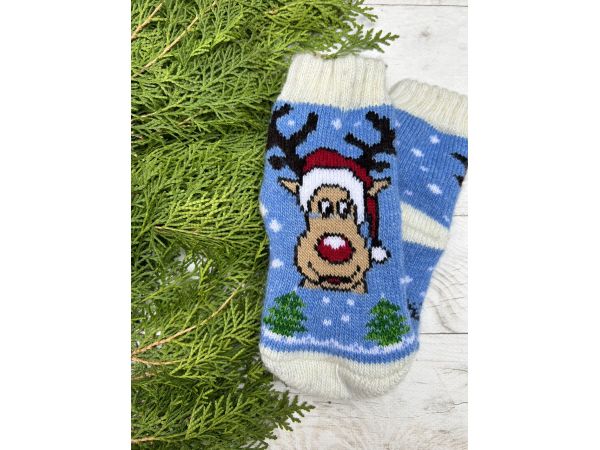 Шкарпетки дитячі 12-14 см 2-4 роки космонавт