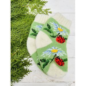 Шкарпетки дитячі 12-14 см 2-4 роки квіти