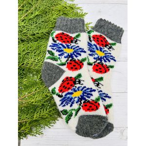 Шкарпетки дитячі 14-16 см 4-6 років ромашки