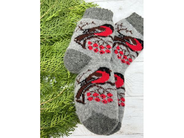 Шкарпетки дитячі 16-18 см 4-6 років снігурі