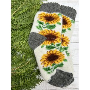 Шкарпетки дитячі 16-18 см 4-6 років квіти